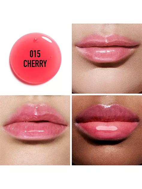 dior addict lip glow oil cherry 015|dior addict lip glow oil.